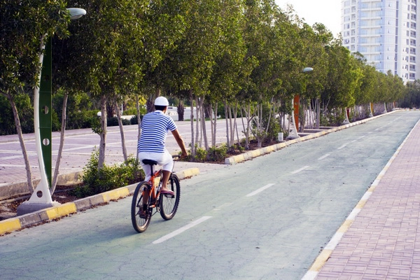 دوچرخه سواری هتل مارینا پارک کیش